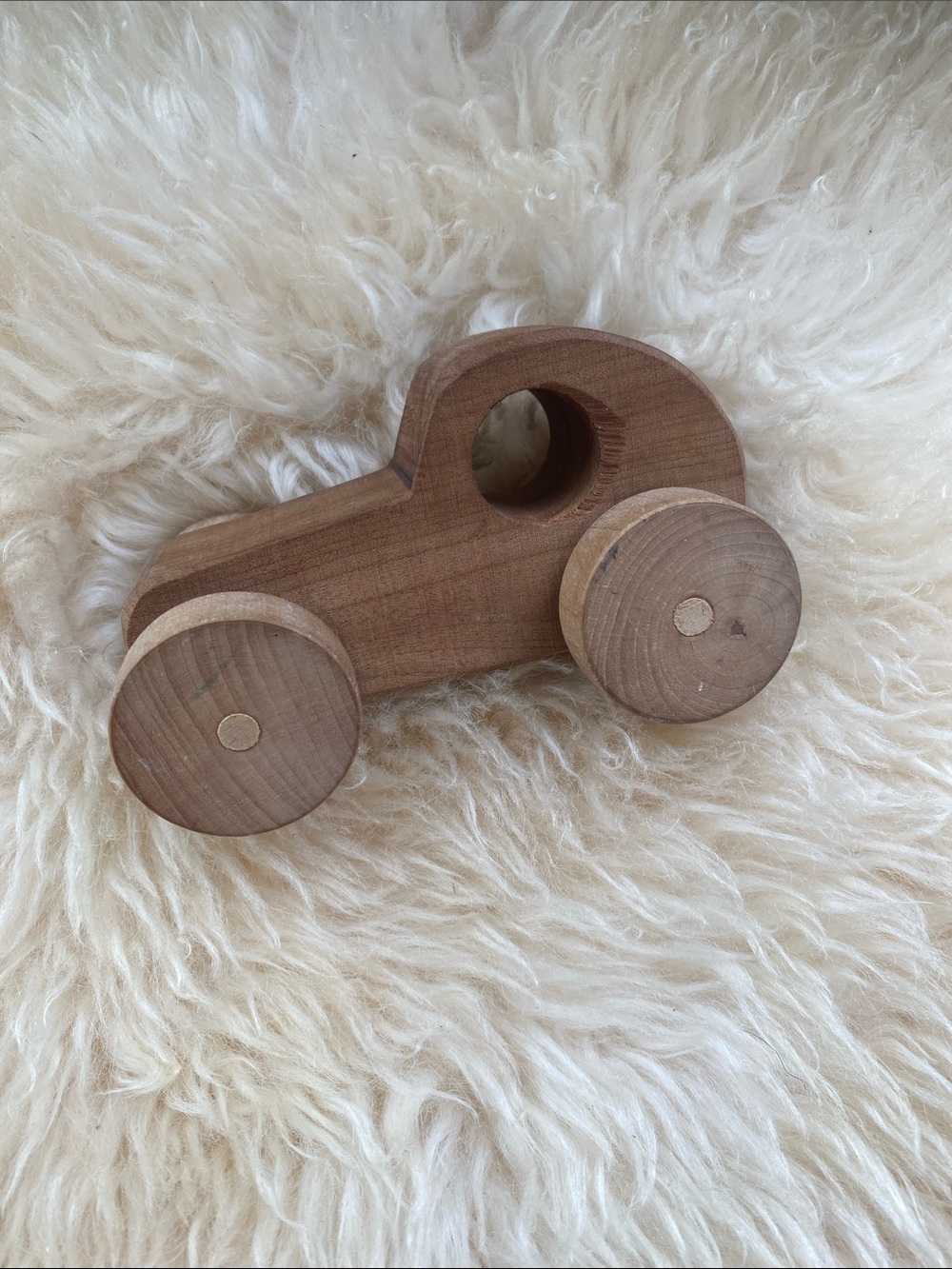 Handmade wooden car